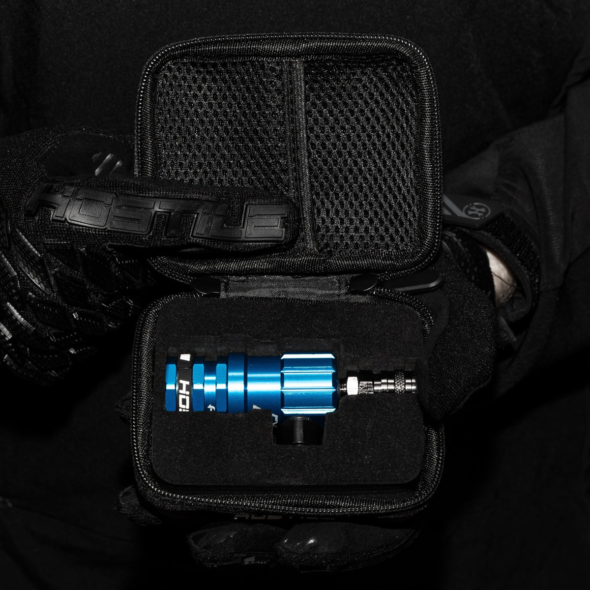 Hostile® XLP Regulator - Top Port Quick-Disconnect - Blue - KA Tech Airsoft - Air Tank
