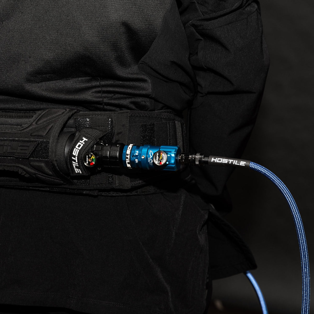 Hostile® XLP Regulator - Top Port Quick-Disconnect - Blue - KA Tech Airsoft - Air Tank
