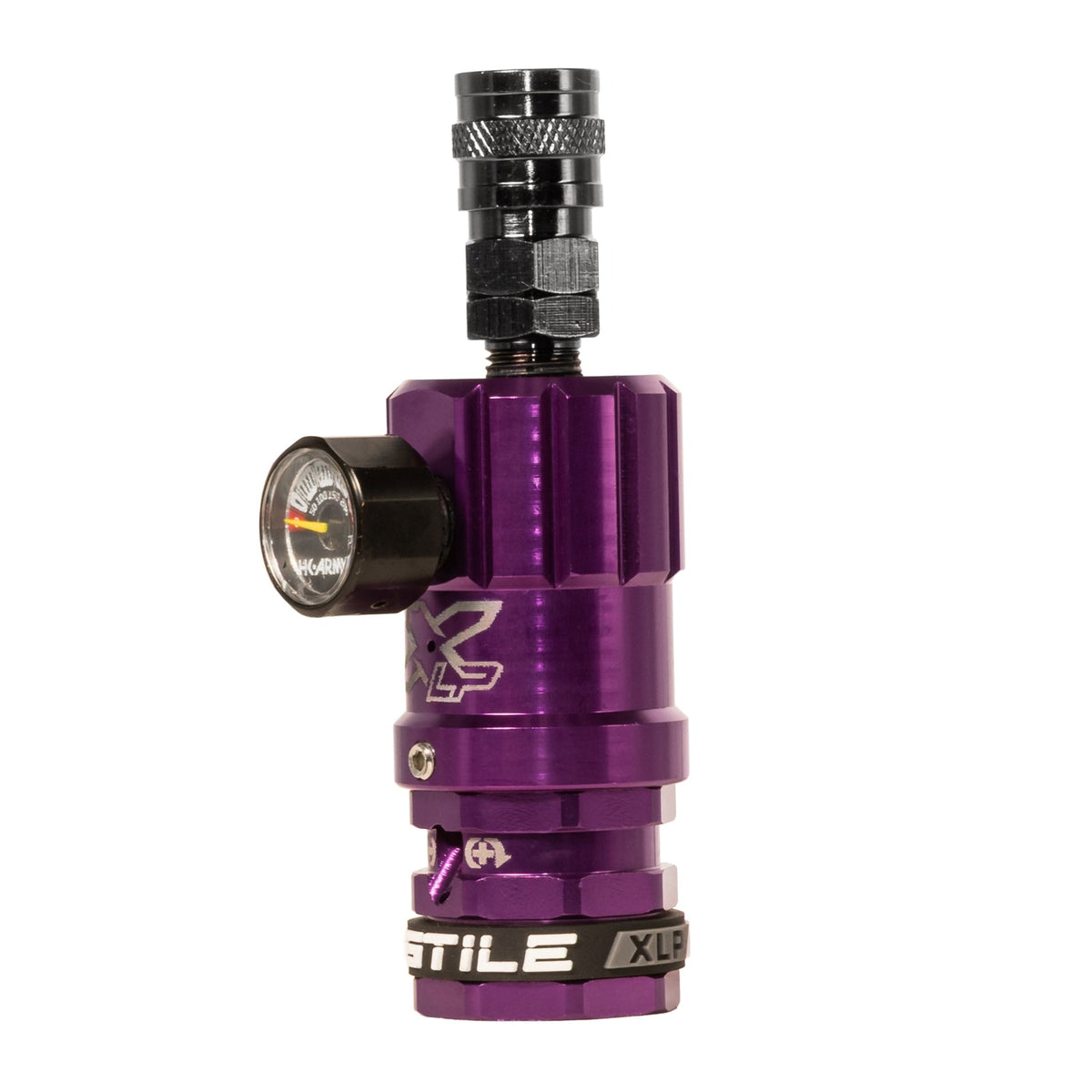 Hostile® XLP Regulator - Top Port Quick-Disconnect - Purple - KA Tech Airsoft - Air Tank