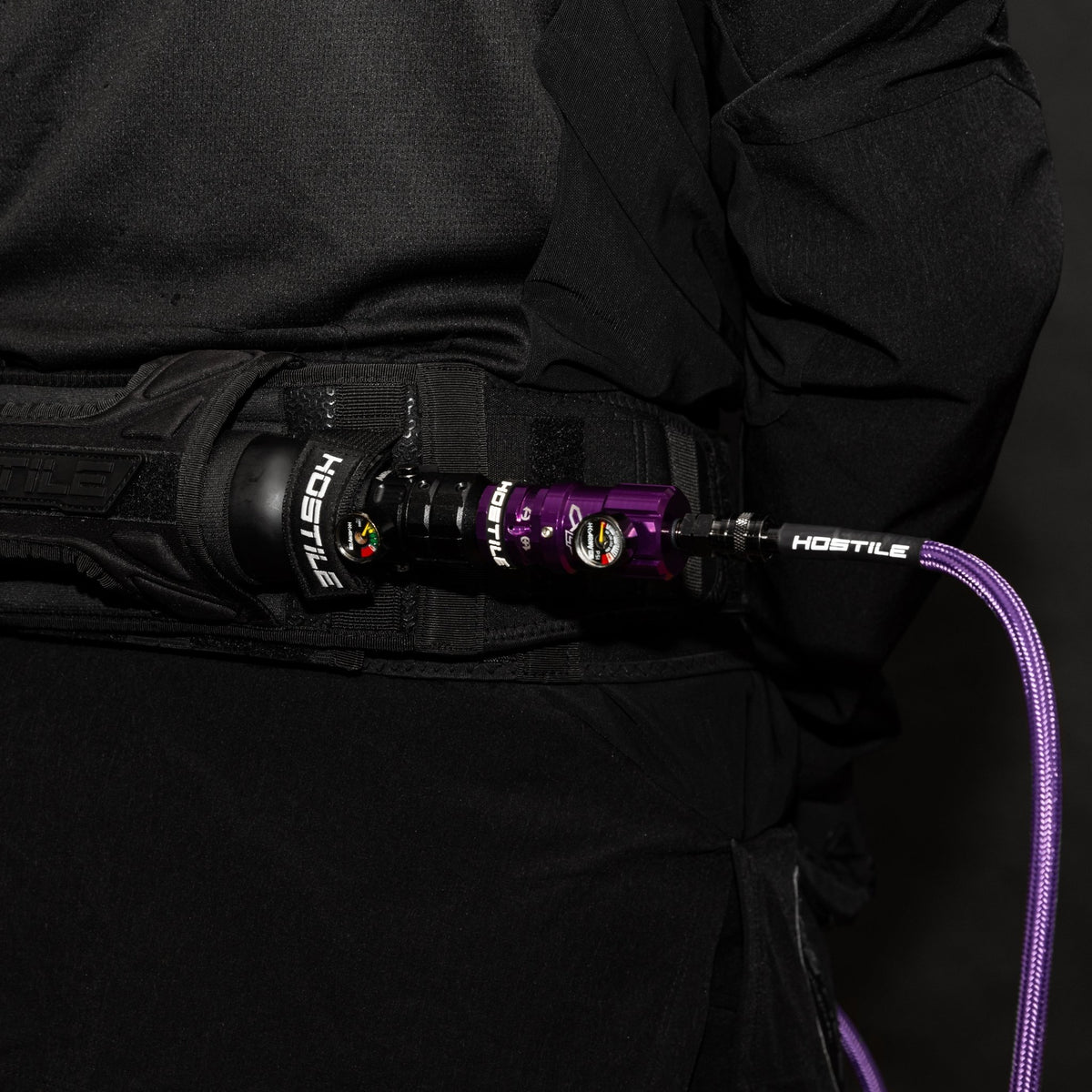 Hostile® XLP Regulator - Top Port Quick-Disconnect - Purple - KA Tech Airsoft - Air Tank