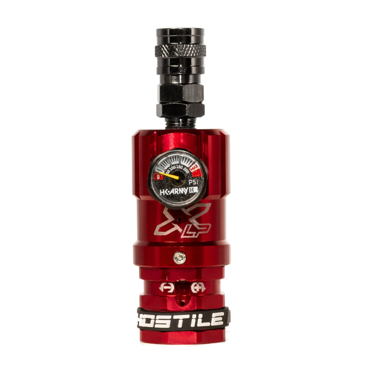 Hostile® XLP Regulator - Top Port Quick-Disconnect - Red - KA Tech Airsoft - Air Tank
