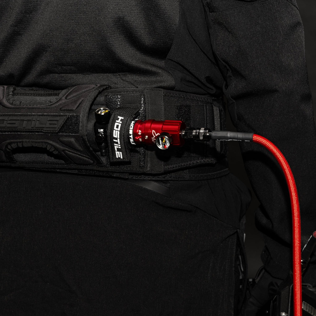 Hostile® XLP Regulator - Top Port Quick-Disconnect - Red - KA Tech Airsoft - Air Tank