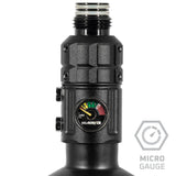 Turbine Pro Regulator - Long Body - Adjustable & Rotational - Black - KA Tech Airsoft - Tank Regulator