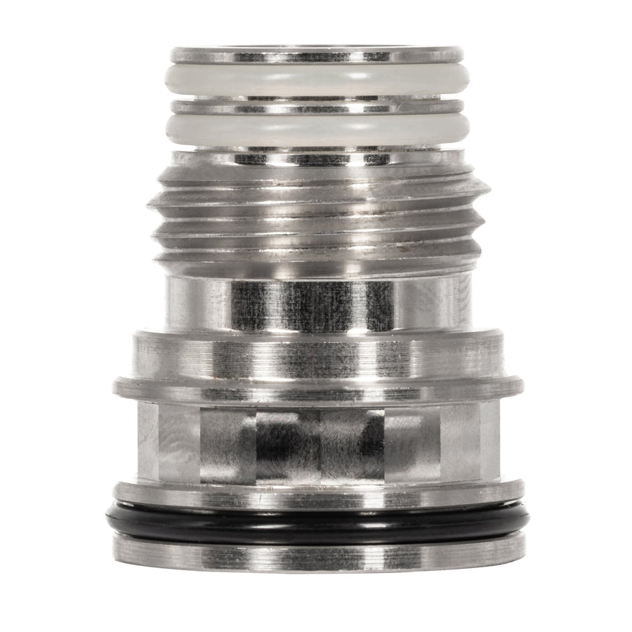 Turbine - Stainless Steel Threaded Reg Cap - KA Tech Airsoft - Air Tank