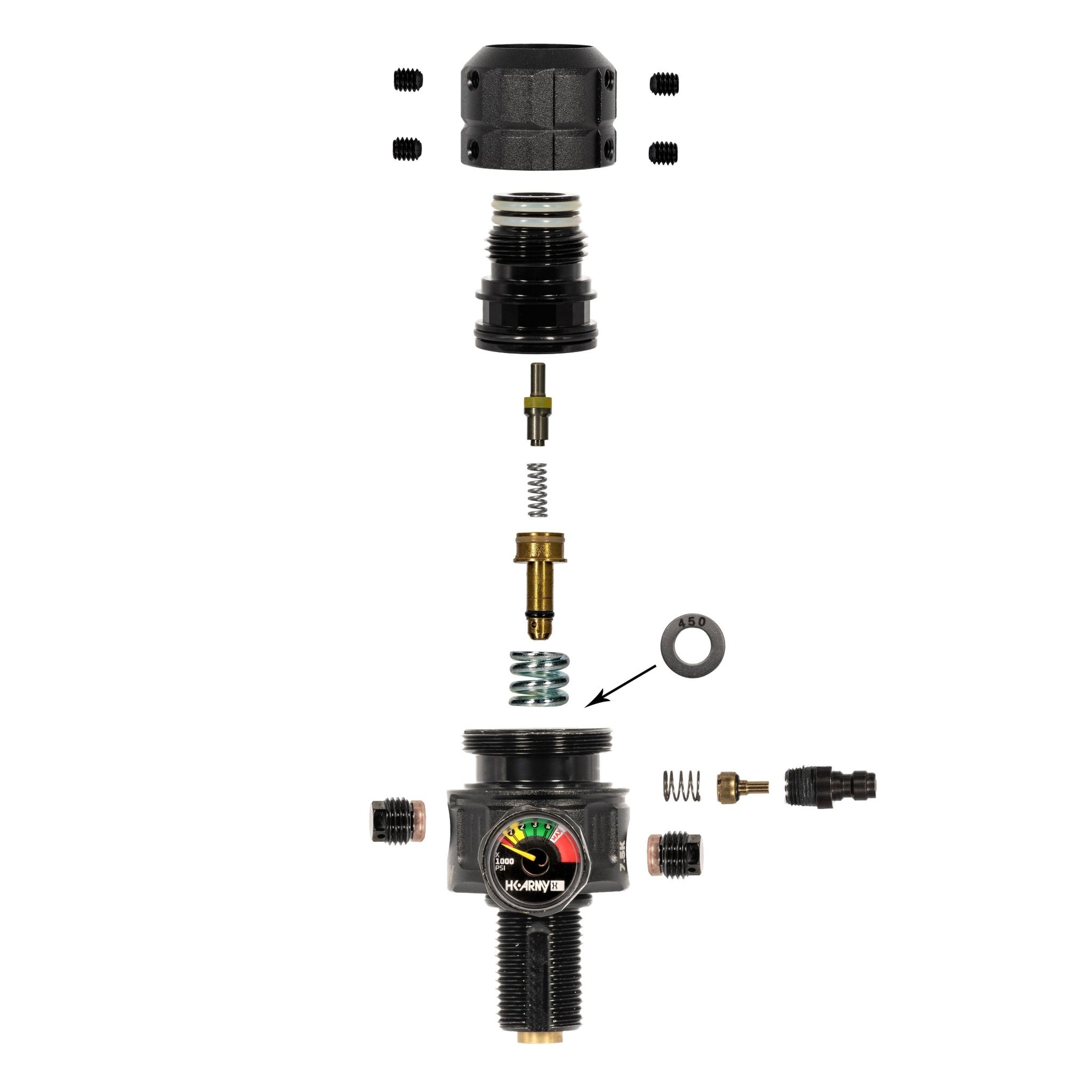 Alpha Air® – 77ci/4500psi Air System - KA Tech Airsoft - Air Tank