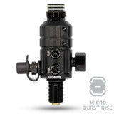 Turbine Pro Regulator - Long Body - Adjustable & Rotational - Black - KA Tech Airsoft - Tank Regulator