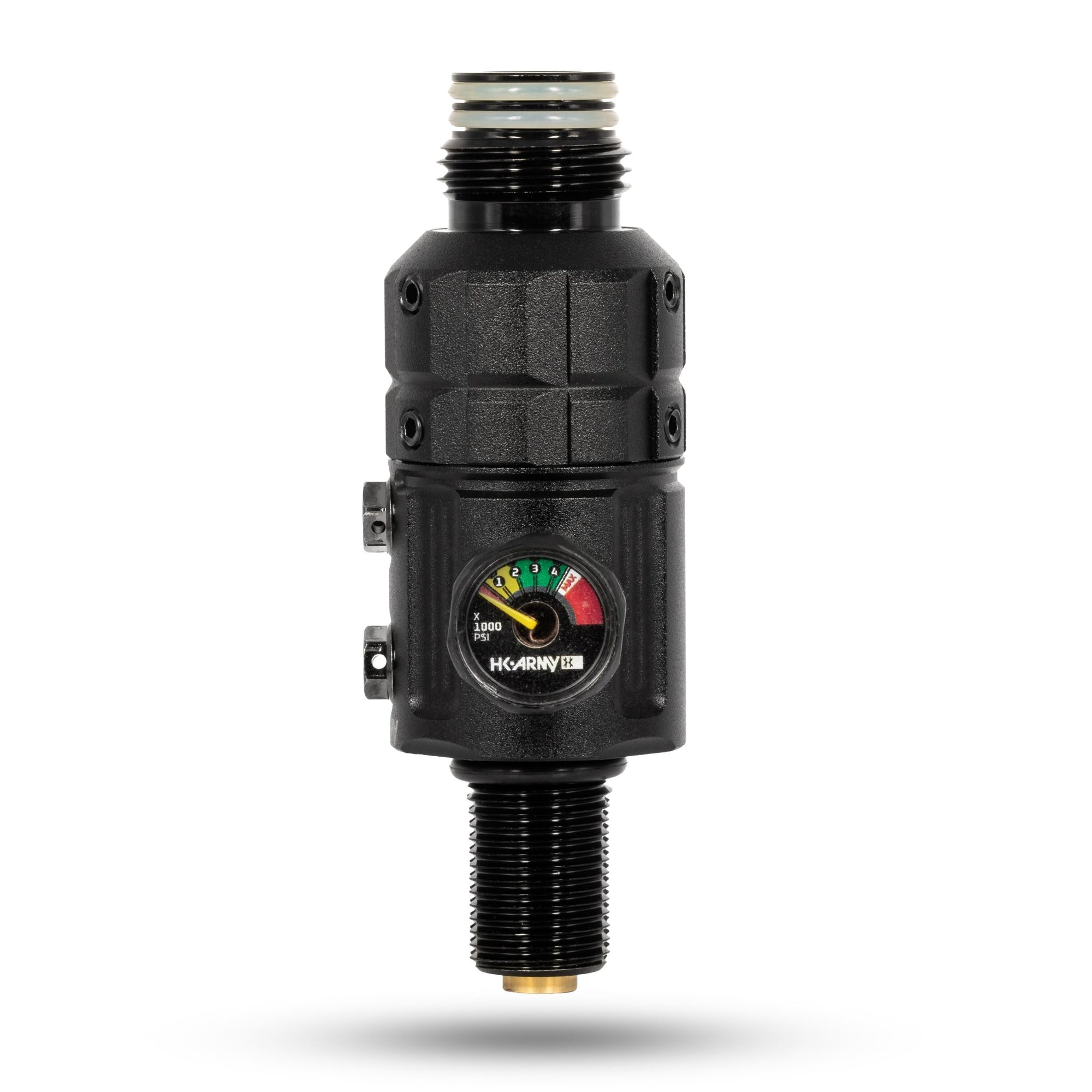Turbine Pro Regulator - Long Body - Adjustable & Rotational - Black - KA Tech Airsoft - Tank Regulator