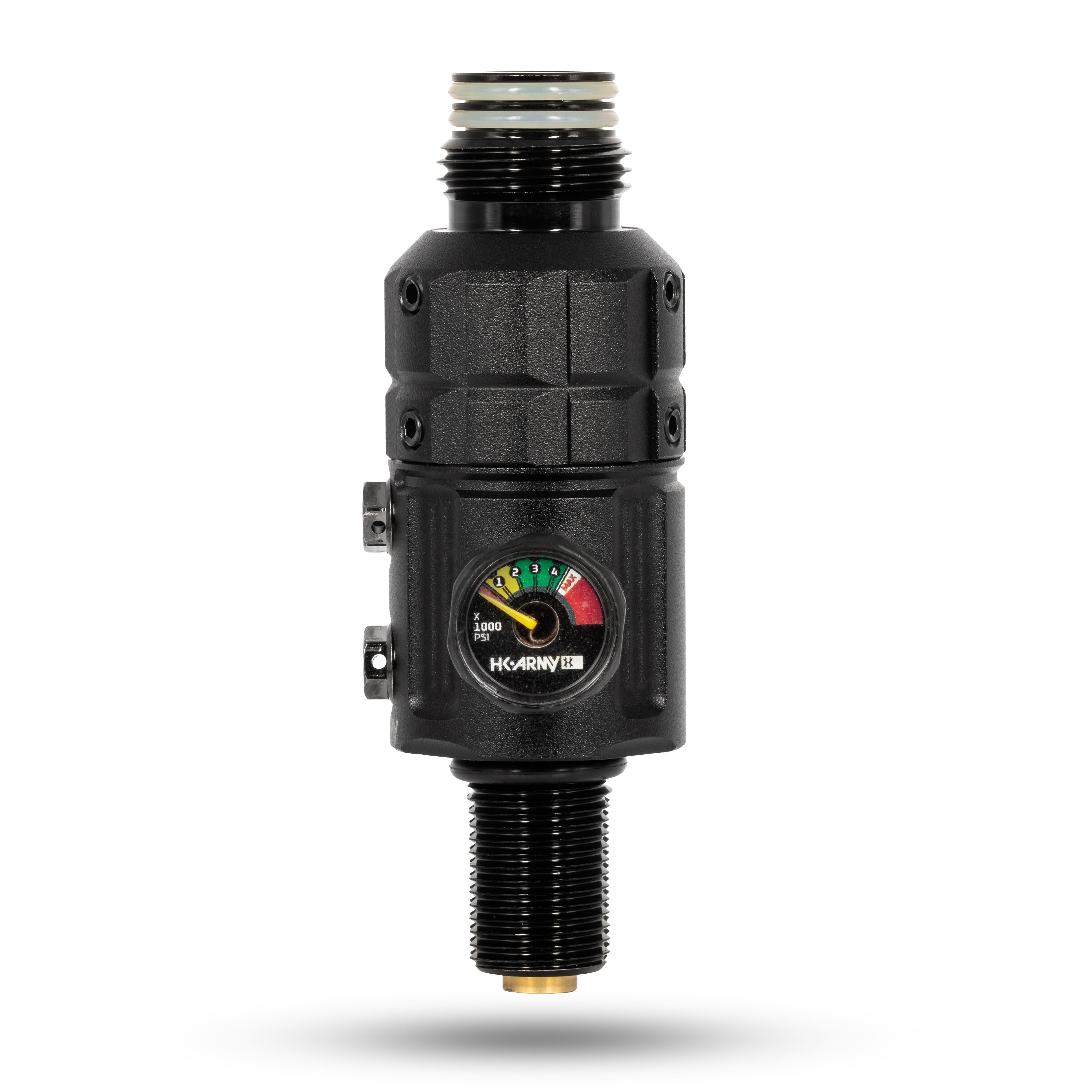 Turbine Pro Regulator - Long Body - Adjustable & Rotational - Black