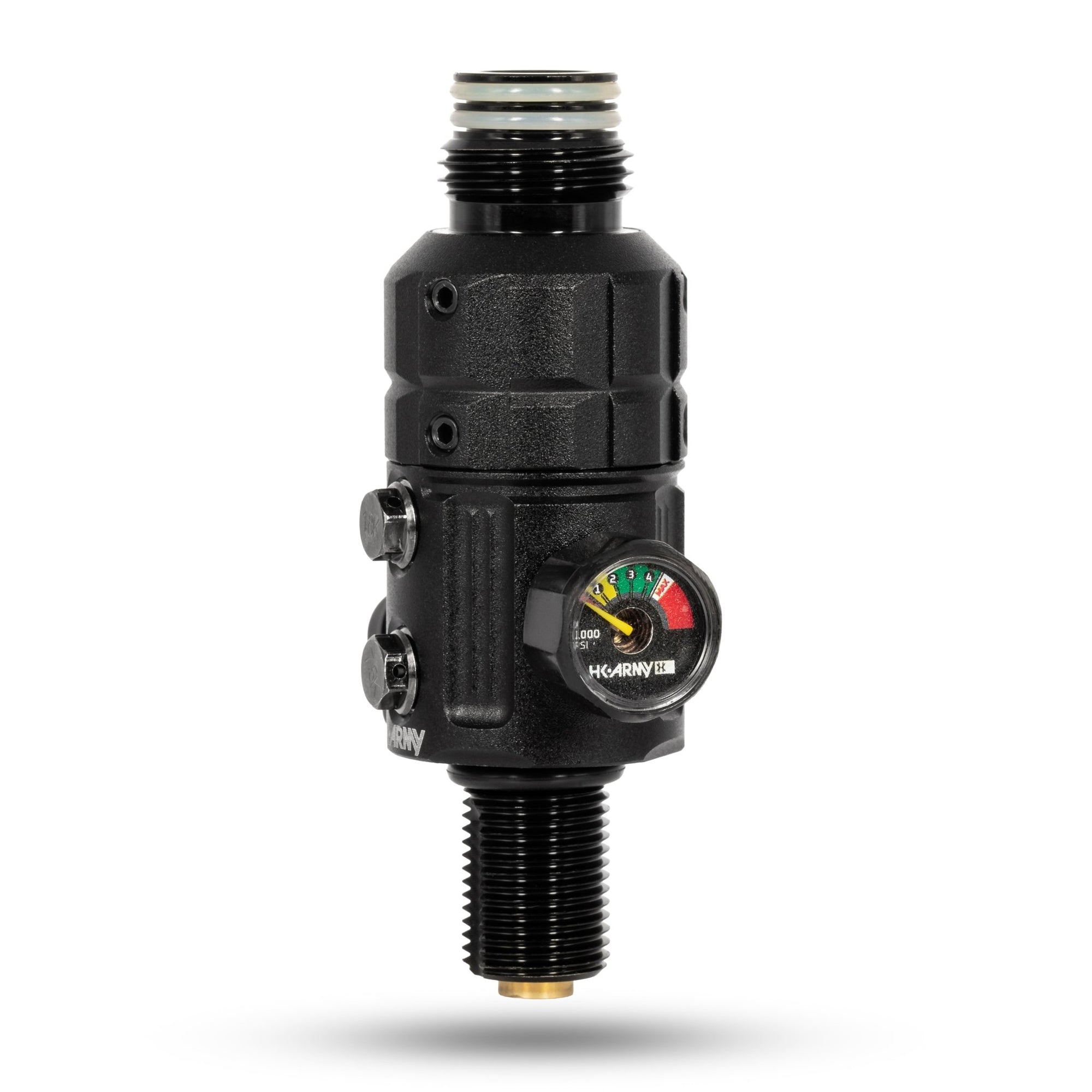 Turbine Pro Regulator - Long Body - Adjustable & Rotational - Black - KA Tech Airsoft - Tank Regulator