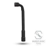 Turbine Pro Regulator - Long Body - Adjustable & Rotational - Black - KA Tech Airsoft - Tank Regulator