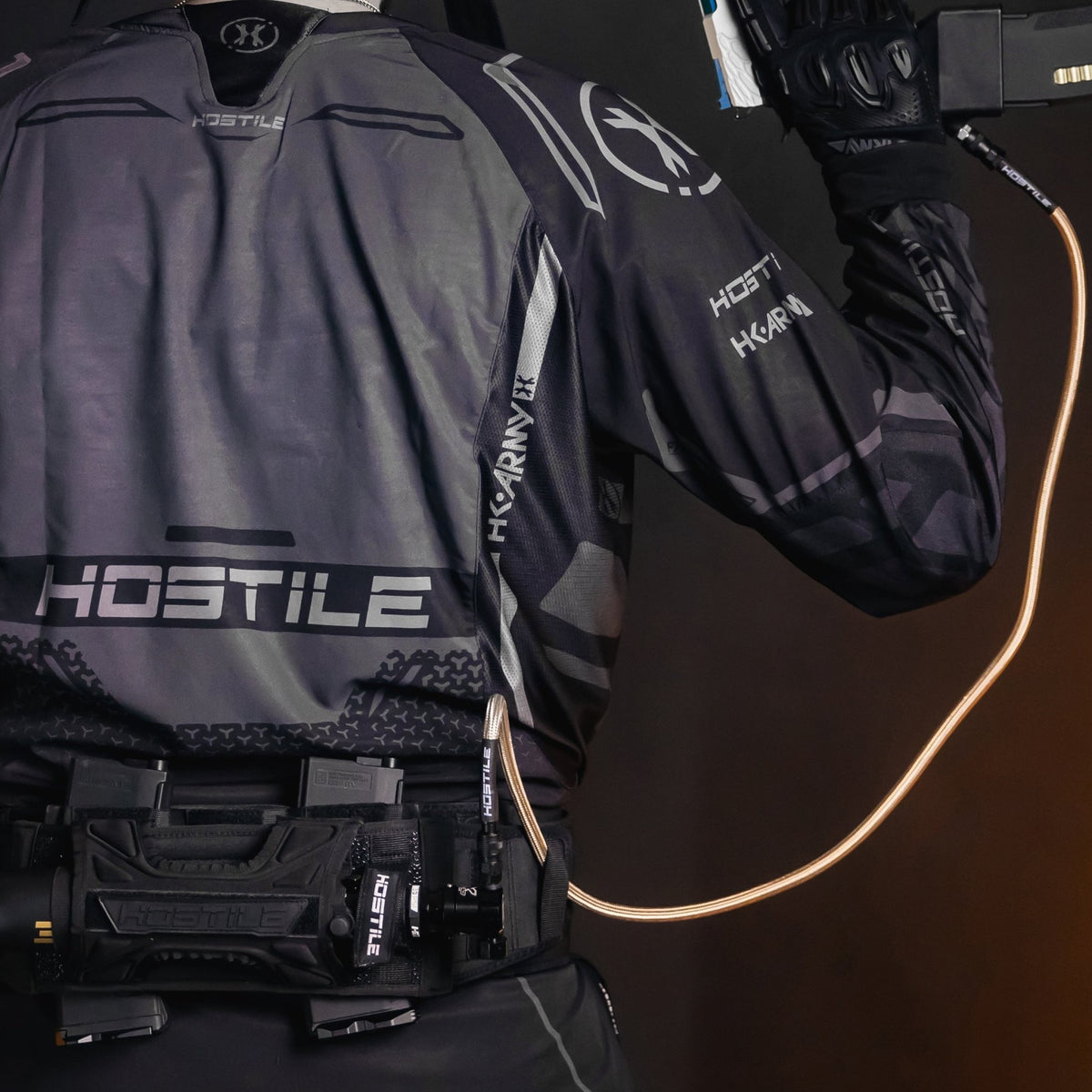 Hostile® Flex Line 42" Hose - Gold - KA Tech Airsoft - Air Tank