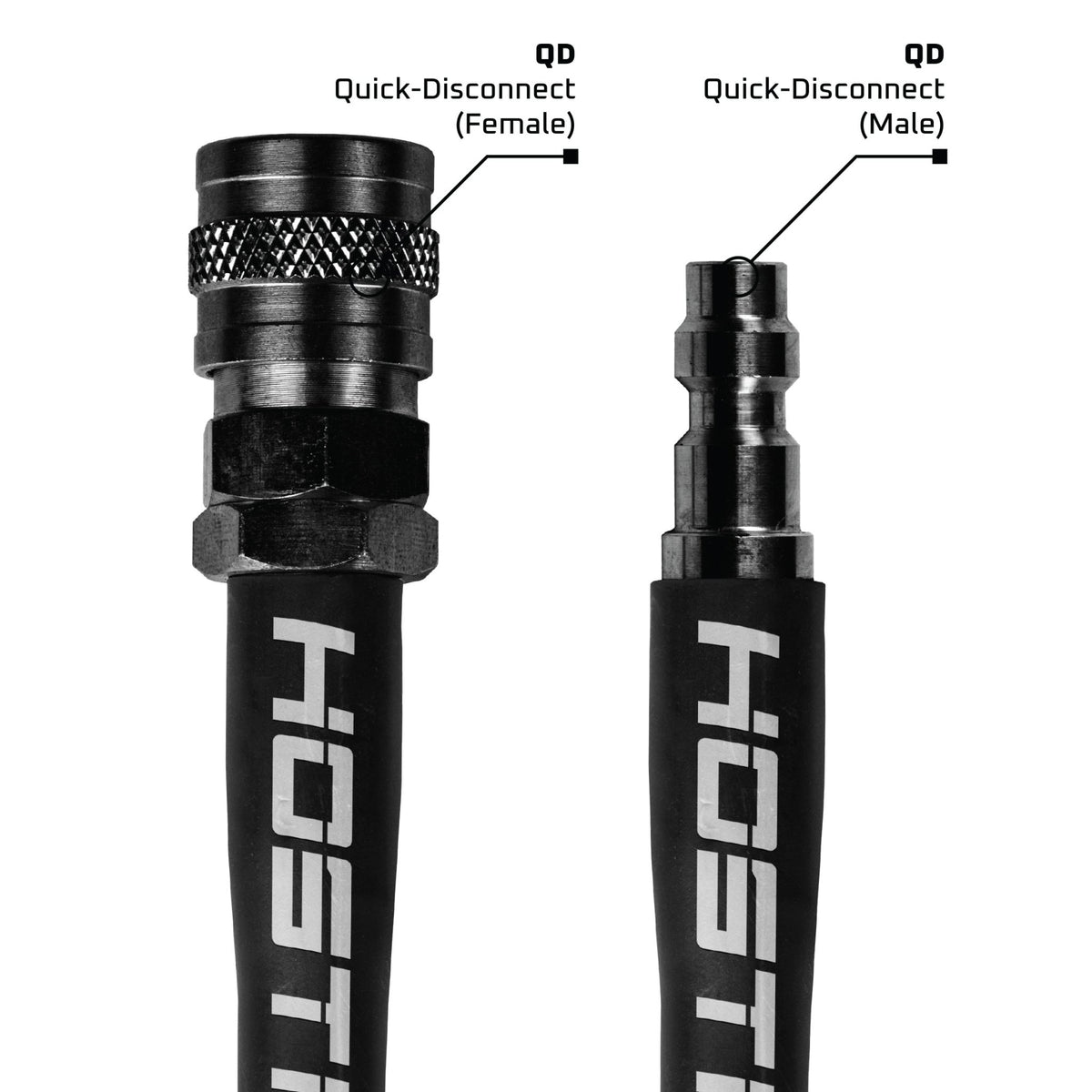 Hostile® Flex Line 42" Hose - Gold - KA Tech Airsoft - Air Tank