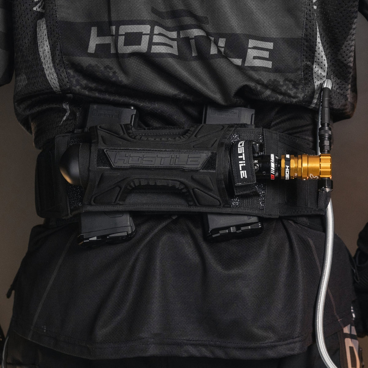 Hostile® XLP Regulator - Side Port Quick-Disconnect - Gold - KA Tech Airsoft - Air Tank