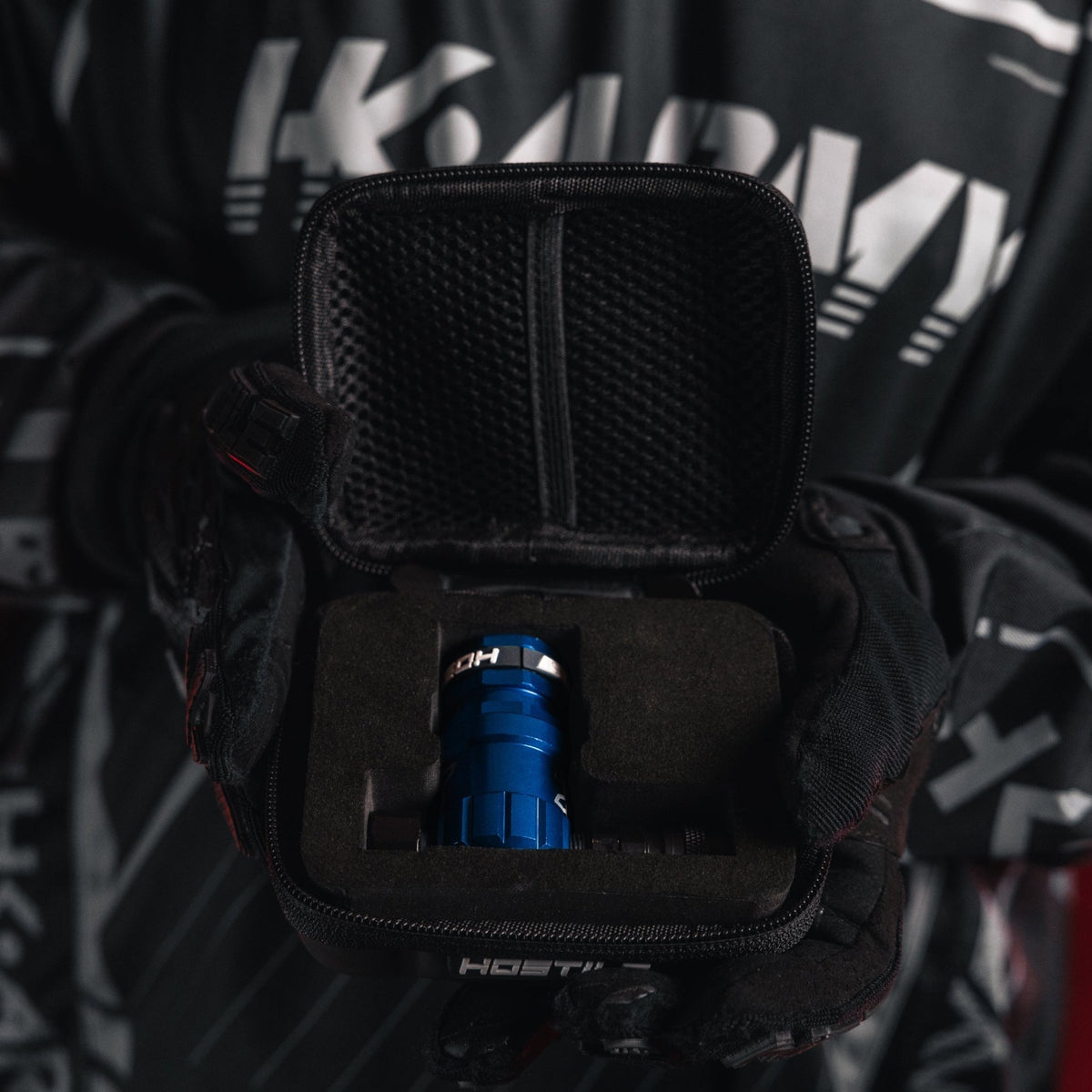 Hostile® XLP Regulator - Side Port Quick-Disconnect - Blue - KA Tech Airsoft - Air Tank