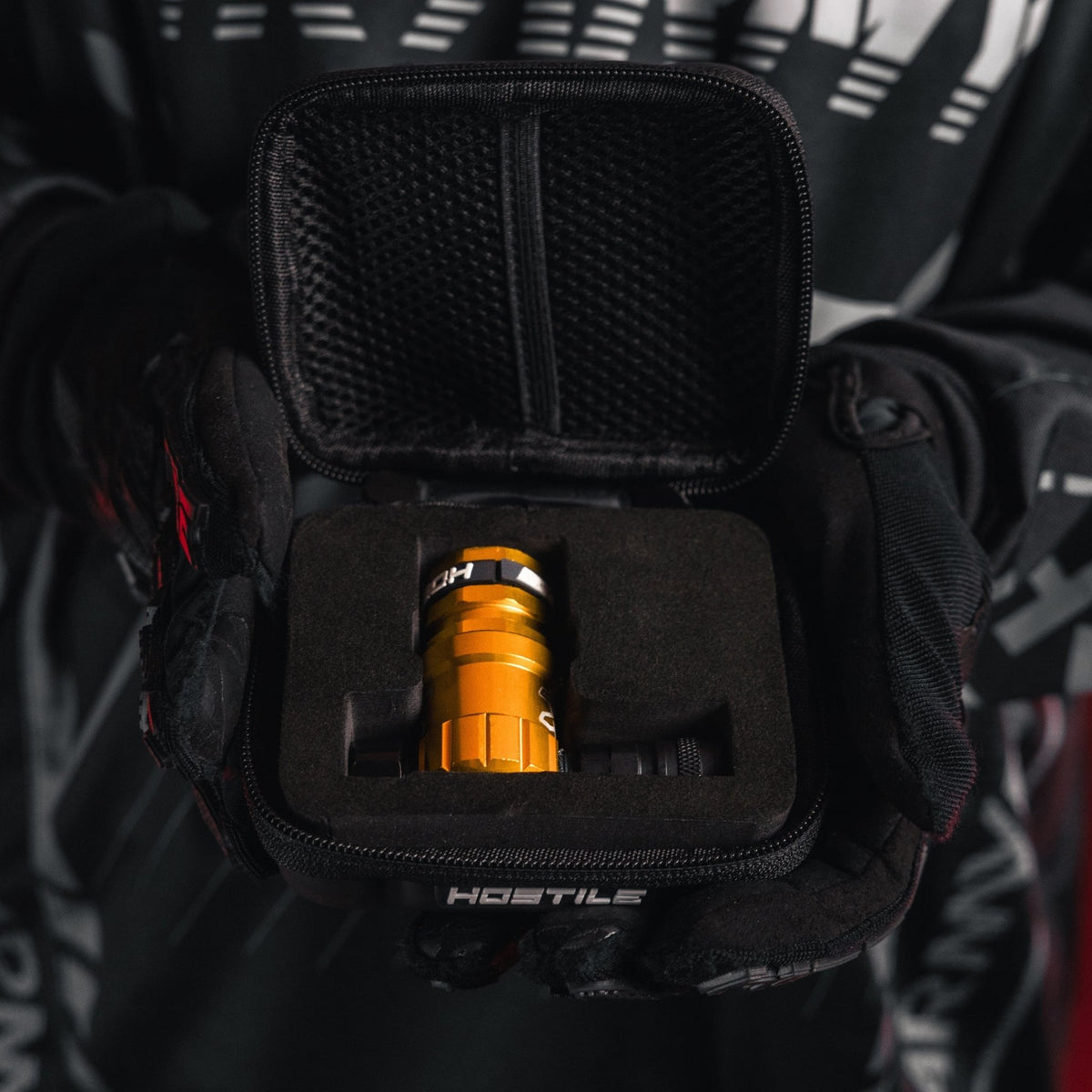 Hostile® XLP Regulator - Side Port Quick-Disconnect - Gold - KA Tech Airsoft - Air Tank