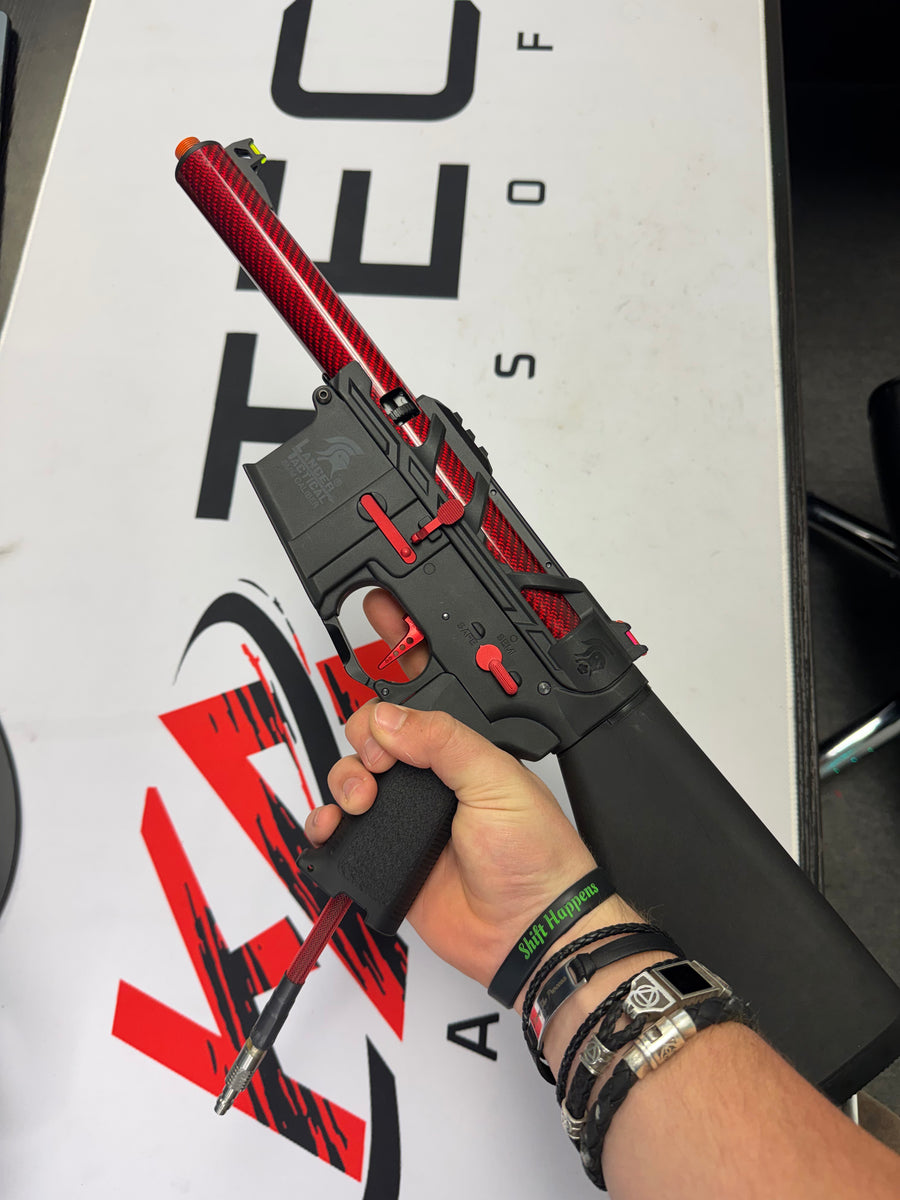 Lancer Tactical x AirTac Customs Gen 3 PolarStar HPA Speedsoft Airsoft Rifle