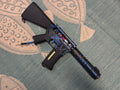 KA Tech MAC Polarstars F2 AR8 HPA M4 Stuby Type 2 Skeletonized Cerakote Splatter - KA Tech Airsoft - Polarstar F2