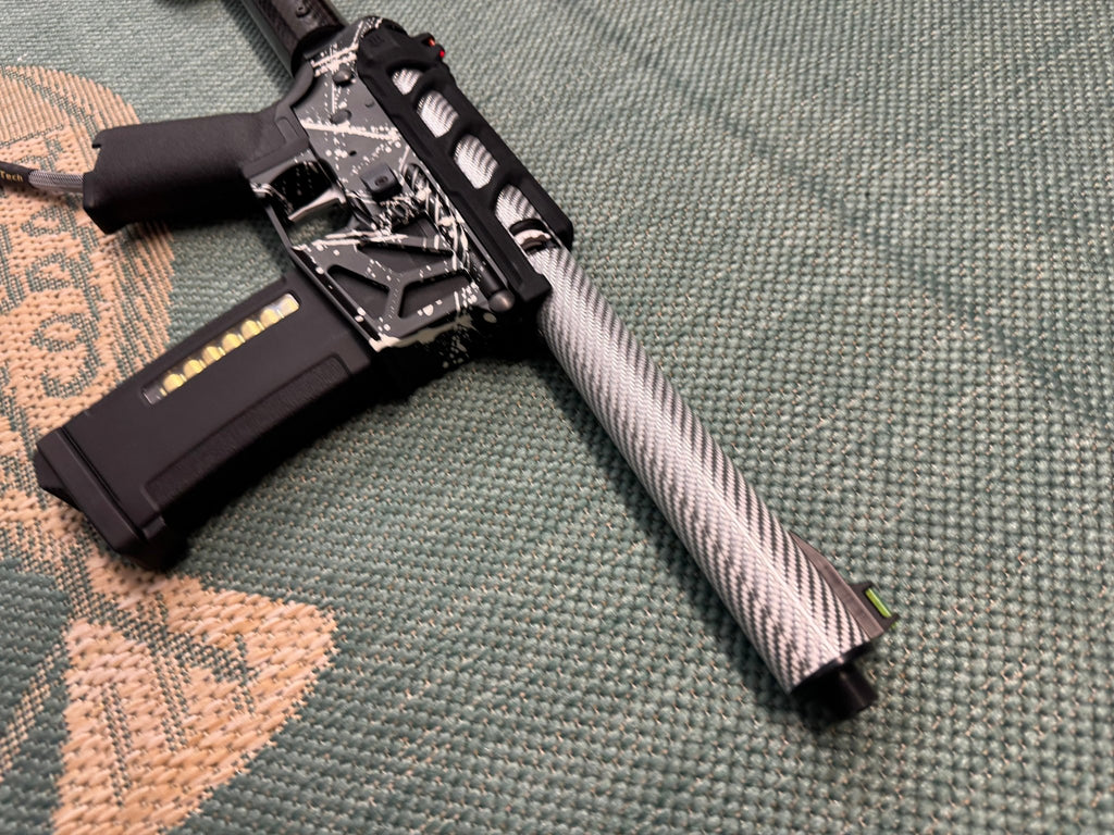 KA Tech MAC Airtac Polarstars F2 AR8 HPA M4 Carbon Type 1 Skeletonized Cerakote Splatter - KA Tech Airsoft - Polarstar F2