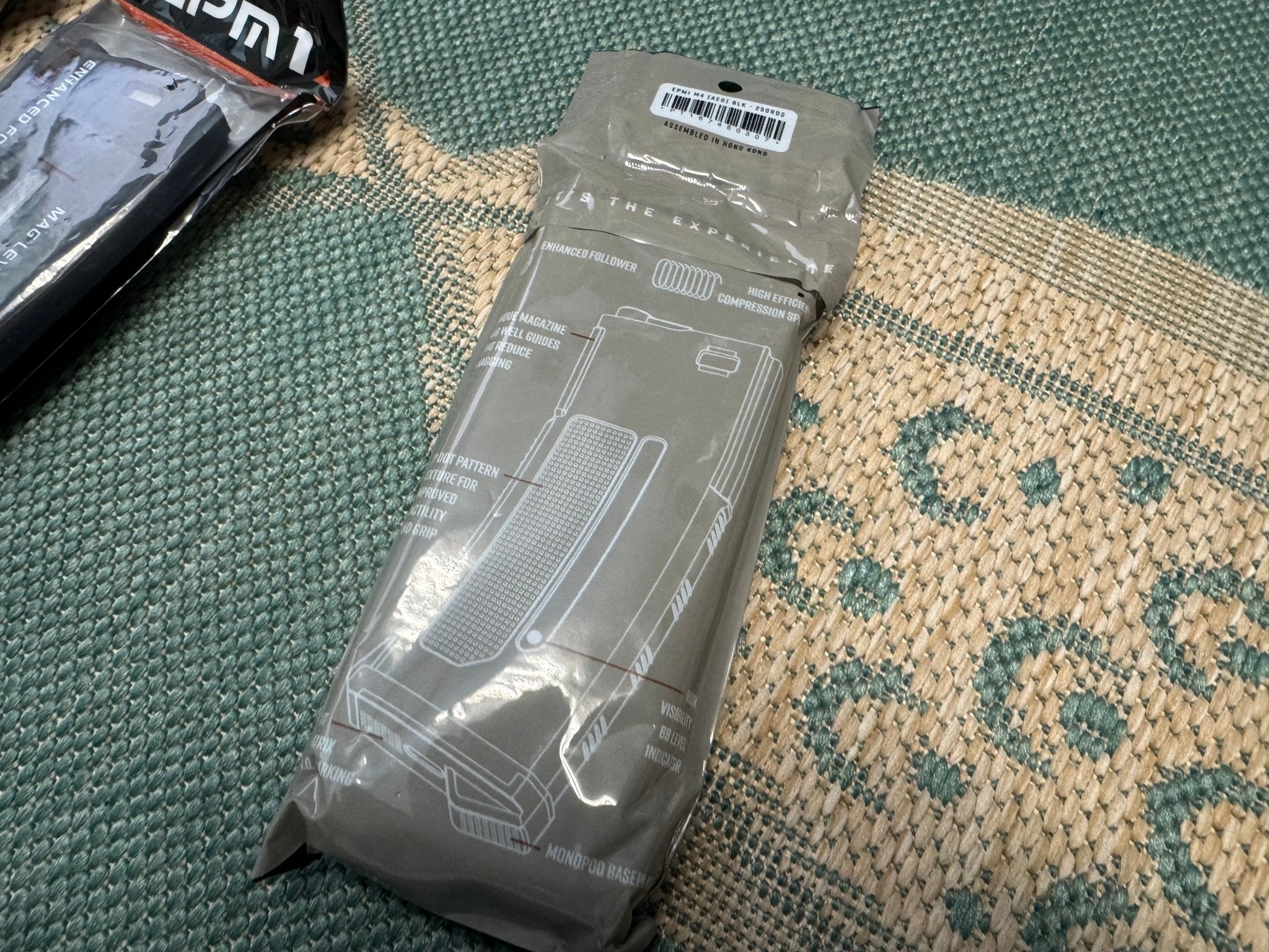 PTS EPM1 Midcap Magazine for AEG | 250+ BB Capacity | Black & FDE - KA Tech Airsoft - 