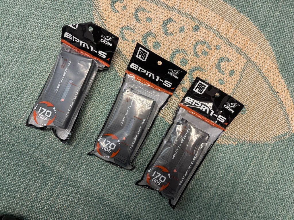 PTS EPM1 Short Mag for AEG | Black & FDE | 170 Rd - KA Tech Airsoft - 