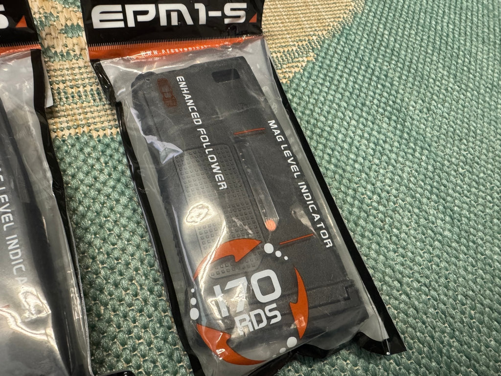 PTS EPM1 Short Mag for AEG | Black & FDE | 170 Rd - KA Tech Airsoft - 