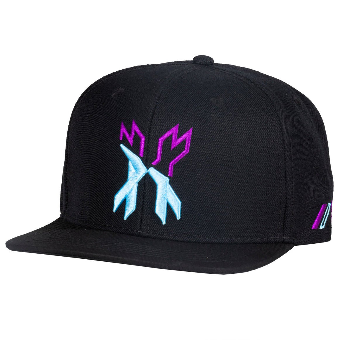 Split Snapback Hat - Black/Blue/Purple - KA Tech Airsoft - Hat
