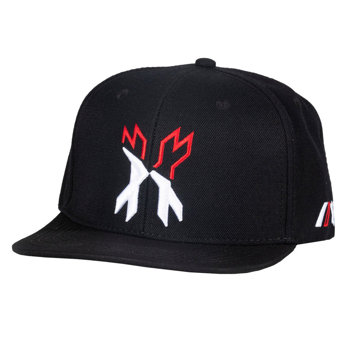 Split Snapback Hat - Black/White/Red - KA Tech Airsoft - Hat