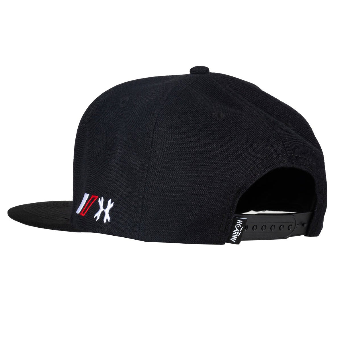 Split Snapback Hat - Black/White/Red - KA Tech Airsoft - Hat