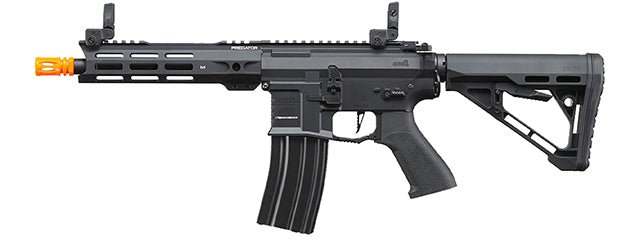 Lancer Tactical Gen 4 Predator 8" CQB AEG w/ Nebula II ETU (Black) - KA Tech Airsoft - 