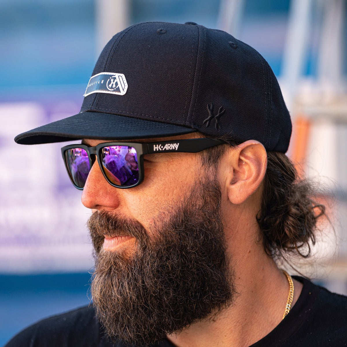 Edge Snapback Hat - Black - KA Tech Airsoft - Hat