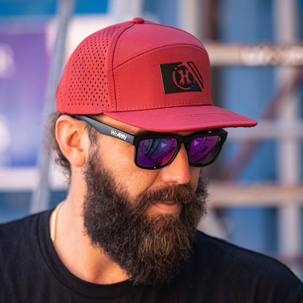 Field Snapback Hat - Maroon - KA Tech Airsoft - Hat