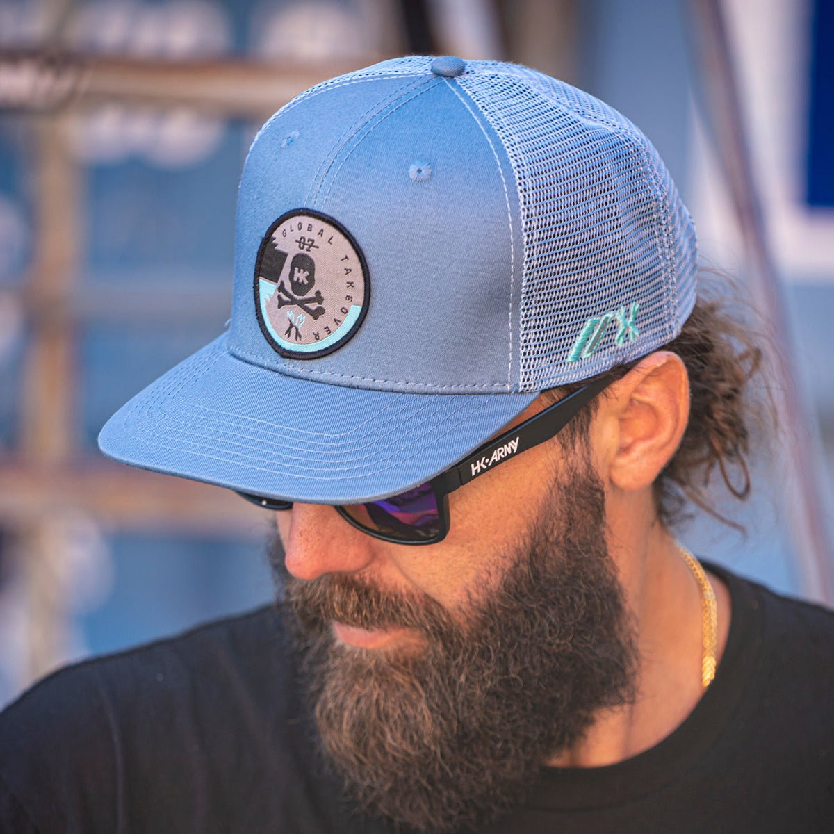 Drift Snapback Hat - Blue - KA Tech Airsoft - Hat