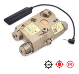PEQ - 15 IR Laser + Visible Red Laser + White LED Flashlight - KA Tech Airsoft - 