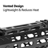 ohhunt® AR15 Honeycomb lightweight M‑LOK Free Floating Handguard with Steel Barrel Nut 7" 9" 10" 12" 13.5" 15" - KA Tech Airsoft - Handguard