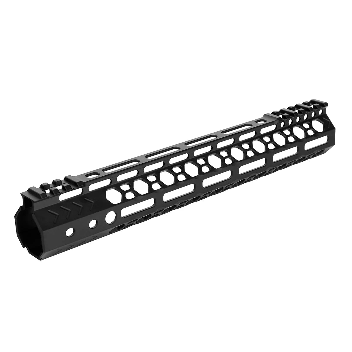 AR15 Honeycomb lightweight M - lok Free Floating Handguard with Steel Barrel Nut 7" 9" 10" 12" 13.5" 15" - KA Tech Airsoft - rail