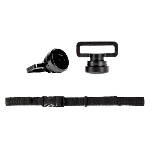 Aluminum Chin Strap Screw Set + Standard Universal Chin Strap Combo - KA Tech Airsoft - Goggle Accessories