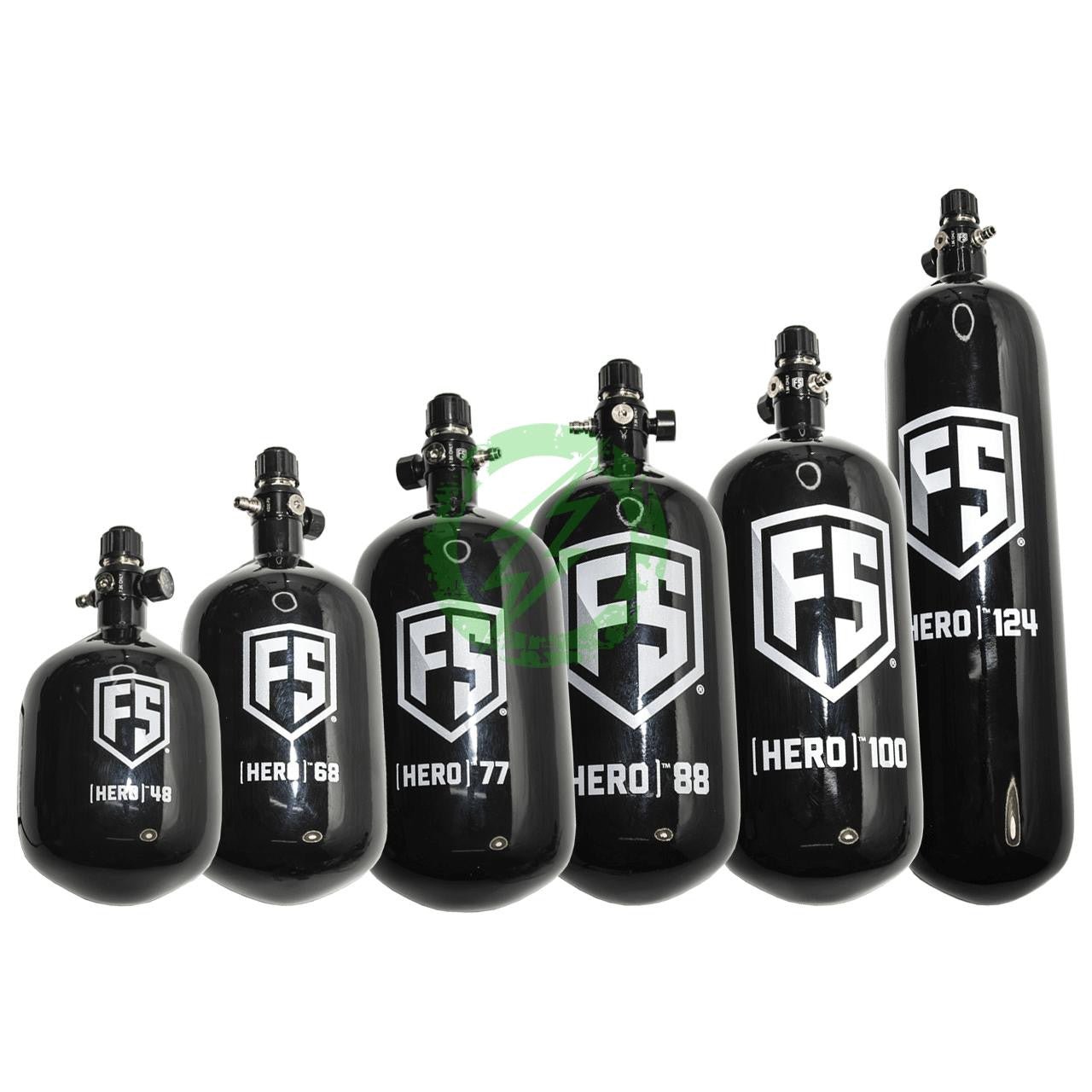 First Strike HERO 2 4500 Carbon Fiber XLP Tank | SLP 250 - 300 Output - KA Tech Airsoft - HPA Tanks & Accessories