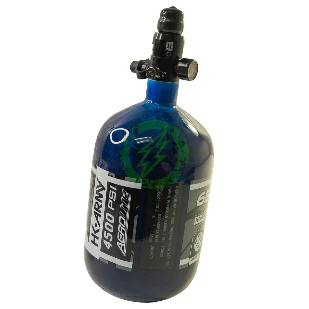 HK Army -  68/4500 AEROLITE Carbon Fiber Tank with Regulator Adjusted to Low Output | SLP - KA Tech Airsoft - HPA Tanks & Accessories