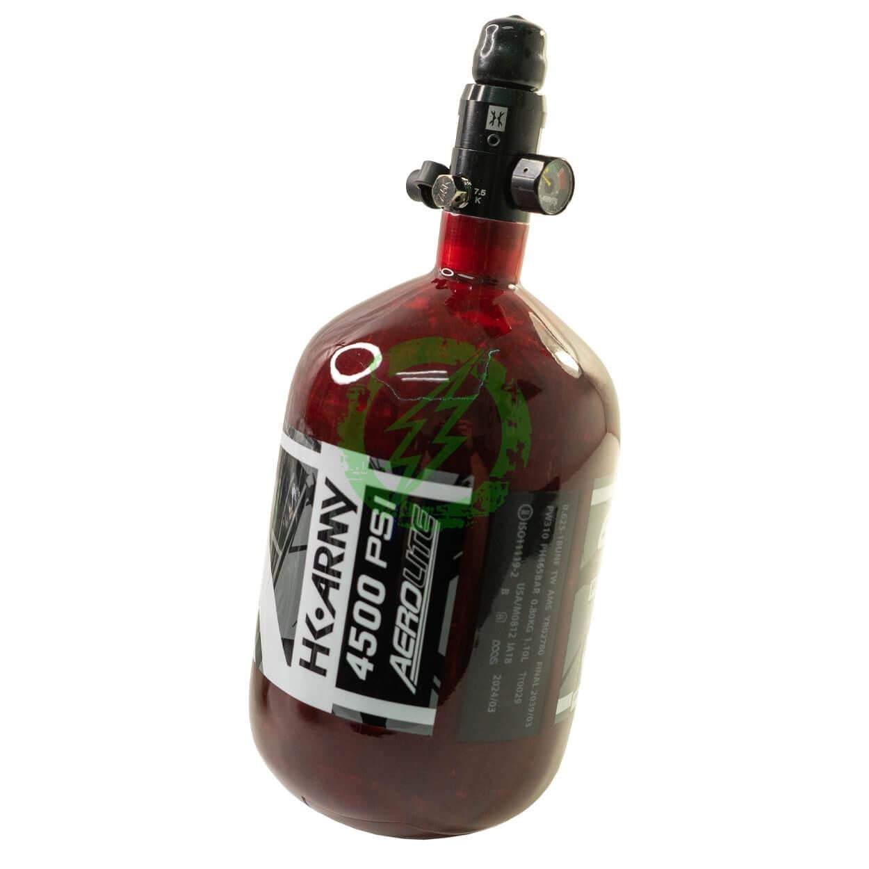 HK Army -  68/4500 AEROLITE Carbon Fiber Tank with Regulator Adjusted to Low Output | SLP - KA Tech Airsoft - HPA Tanks & Accessories