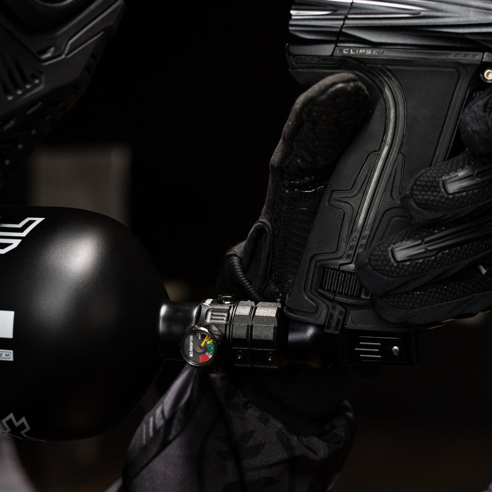 Turbine Pro Regulator - Adjustable & Rotational - Black - KA Tech Airsoft - Tank Regulator