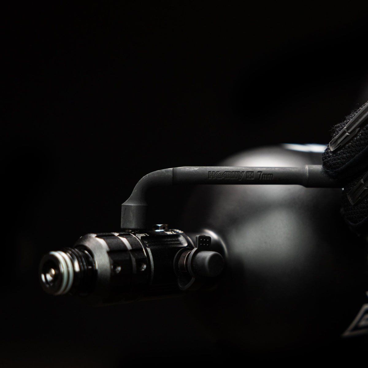 Turbine Pro Regulator - Adjustable & Rotational - Black - KA Tech Airsoft - Tank Regulator