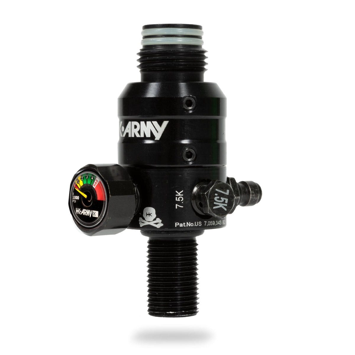 AeroLite Pro Regulator - Adjustable & Rotational - Black - KA Tech Airsoft - Air Tank