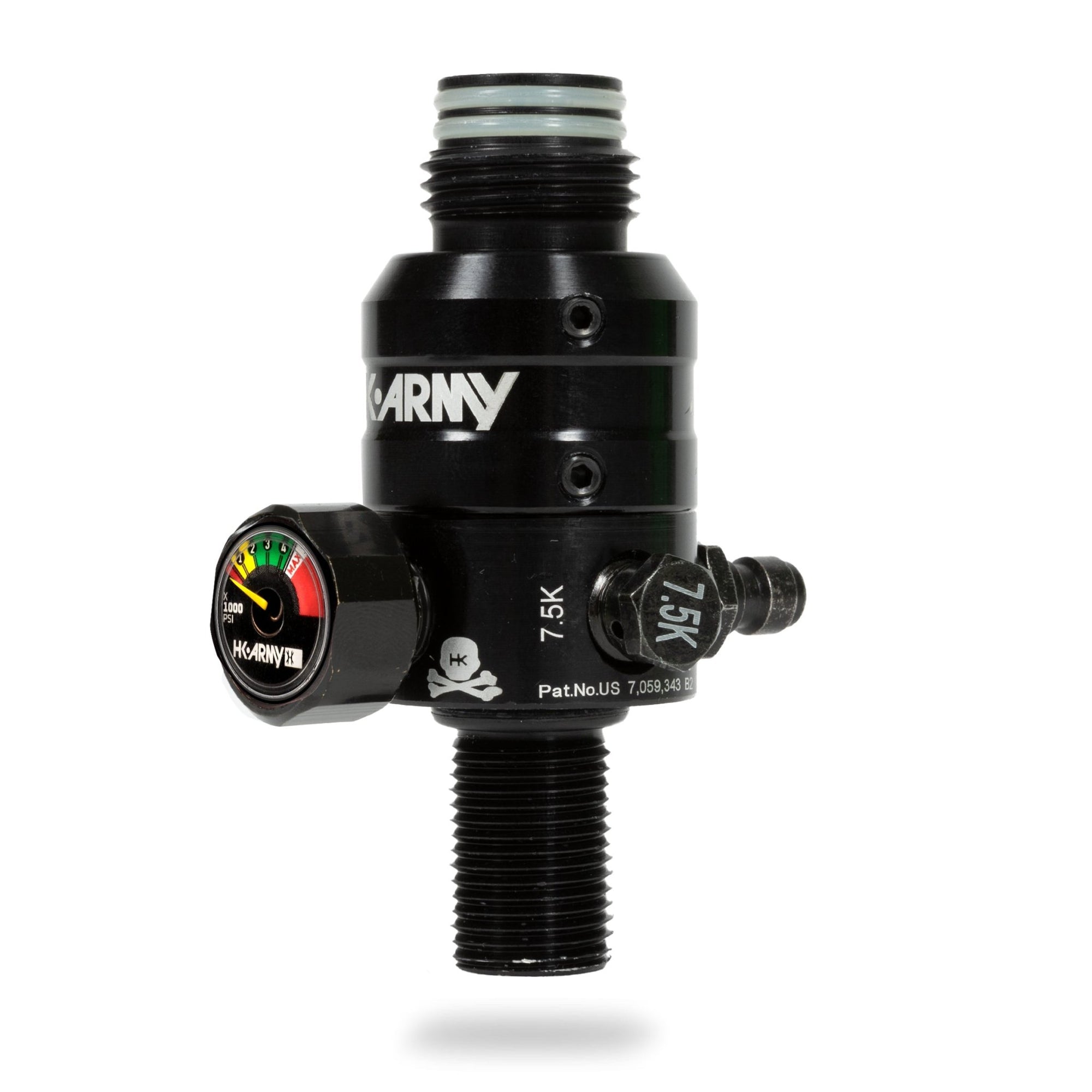 AeroLite Pro Regulator - Adjustable & Rotational - Black - KA Tech Airsoft - Air Tank