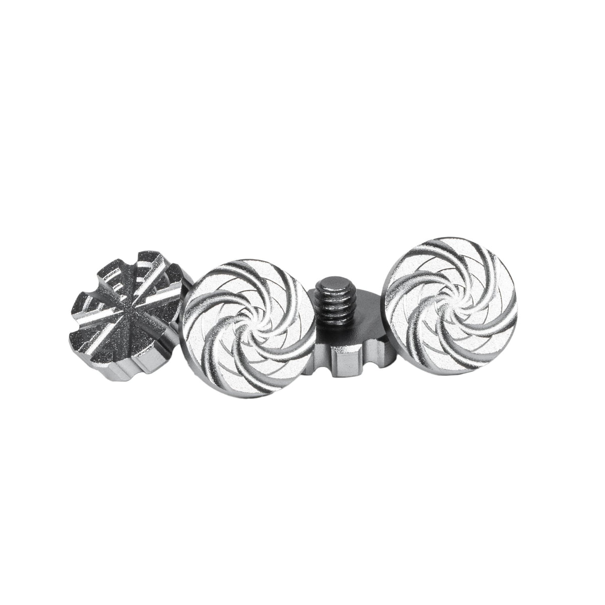 Machined Goggle Screw Set "Cyclone" - KA Tech Airsoft - Goggle Accessories