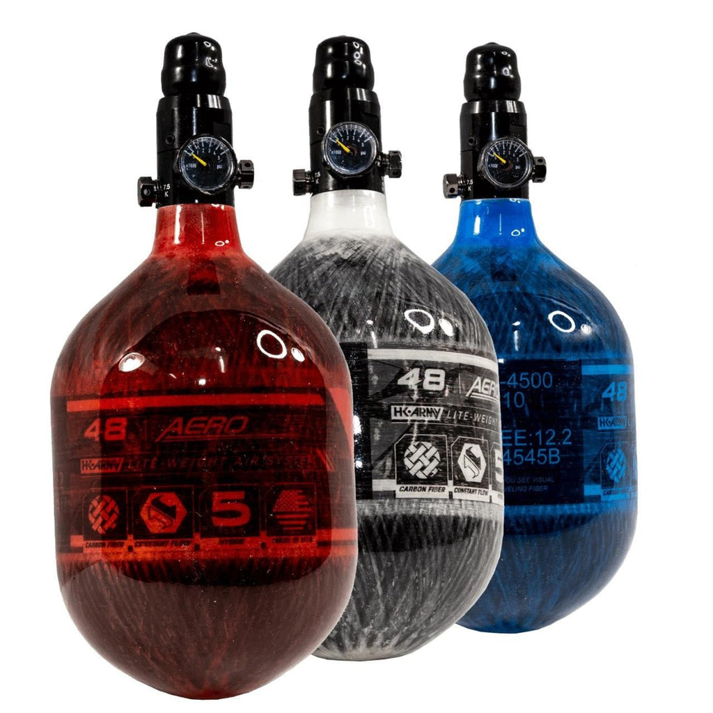 HK Army 48/4500 AEROLITE Carbon Fiber Tank | SLP - KA Tech Airsoft - HPA Tank