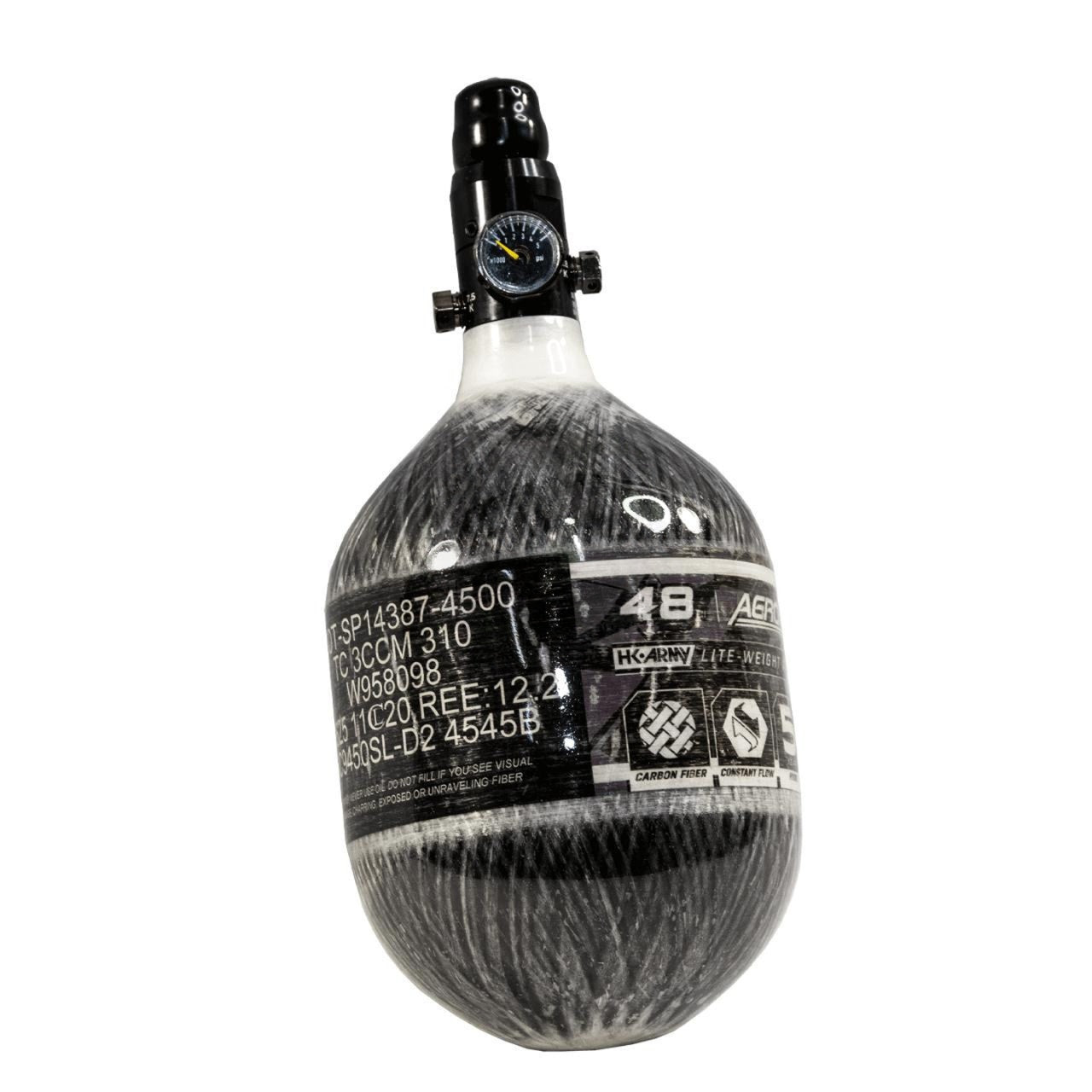 HK Army 48/4500 AEROLITE Carbon Fiber Tank | SLP - KA Tech Airsoft - HPA Tank