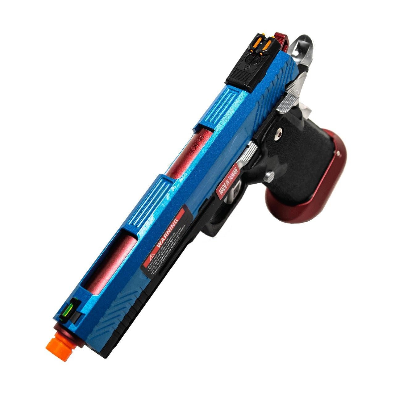 AW Custom Hi - Capa Competition GBB Pistol Blue Patriot - KA Tech Airsoft - Pistol