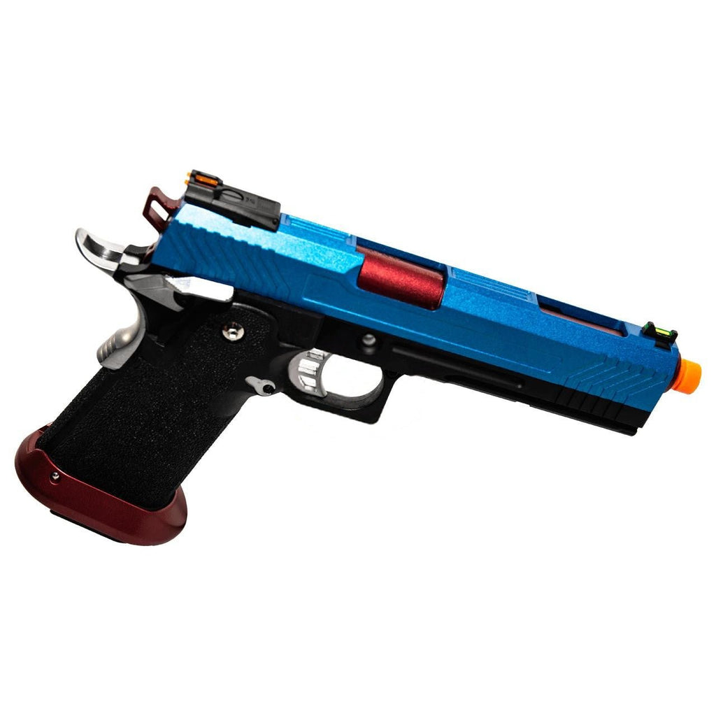 AW Custom Hi - Capa Competition GBB Pistol Blue Patriot - KA Tech Airsoft - Pistol